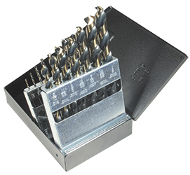 15pc High Helix Flutes Jobber Drill Set